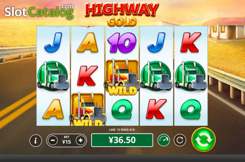 Game workflow . Highway Gold slot