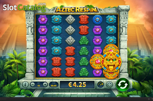Bildschirm5. Aztec Respin slot
