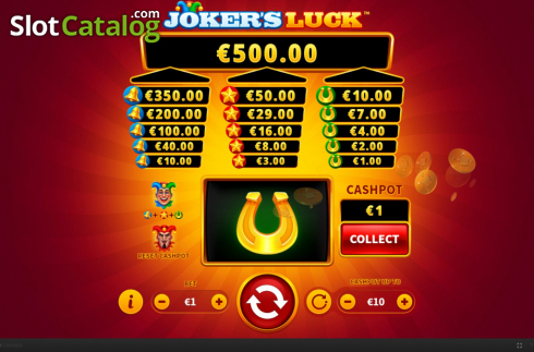 Ecran3. Jokers Luck slot