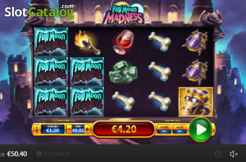 Win screen 3. Full Moon Madness slot