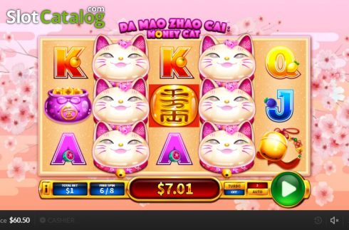 Win screen 3. Da Mao Zhao Cai Money Cat slot