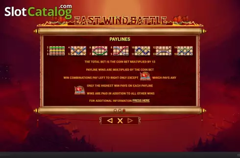 Captura de tela9. East Wind Battle slot