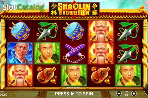 Skärmdump2. Shaolin Showdown slot