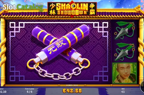 Skärmdump9. Shaolin Showdown slot
