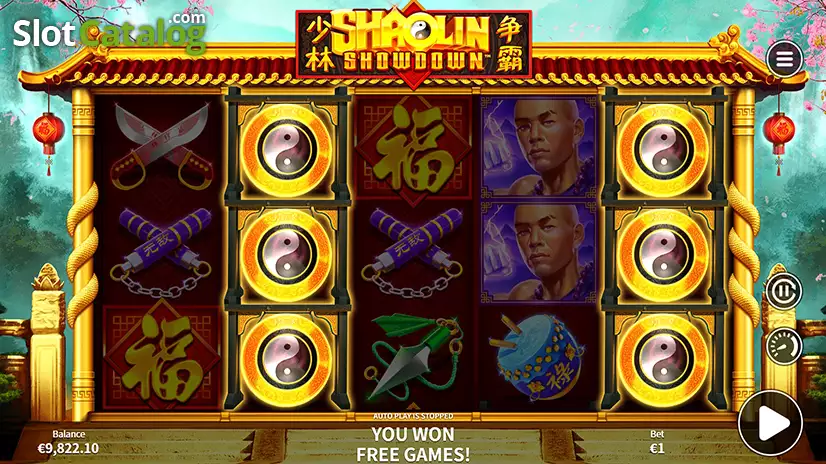 Shaolin Showdown Free Spins