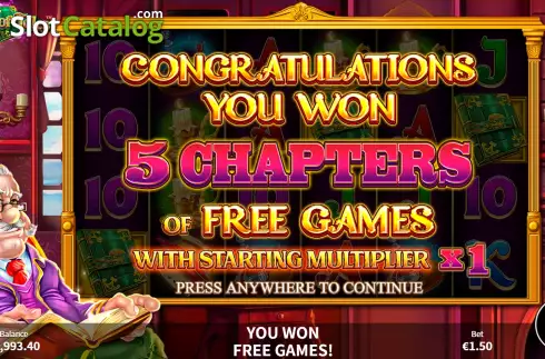 Free Spins Win Screen 2. Teller of Tales slot