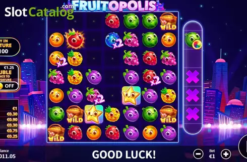 Win Screen 3. Fruitopolis slot