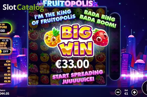 Bildschirm6. Fruitopolis slot