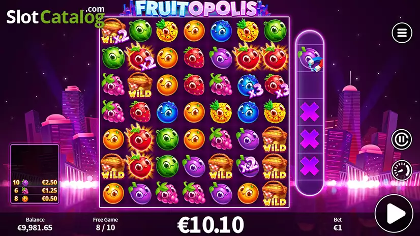 Fruitopolis Free Spins Feature