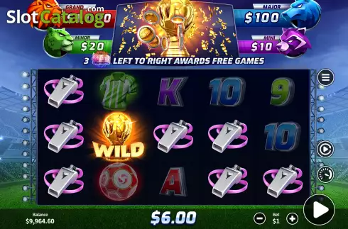 Win Screen 2. World Cup Gold slot