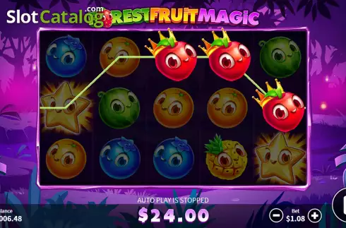 Win Screen 3. Forest Fruit Magic slot