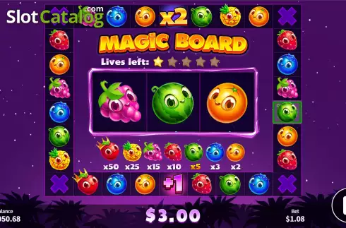 Bonus Game Win Screen 3. Forest Fruit Magic slot