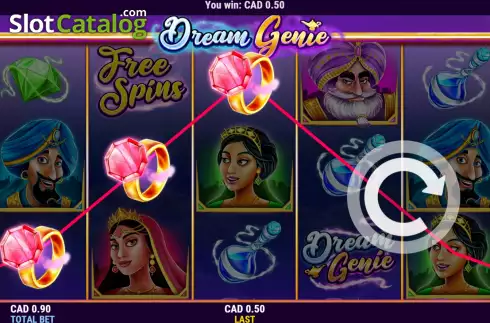 Captura de tela4. Dream Genie (Skywind Group) slot