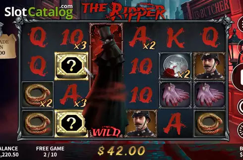 Free Spins. The Ripper slot