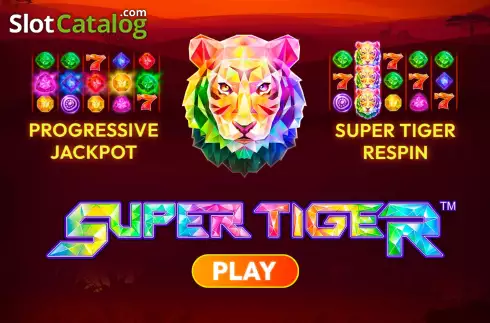Start Screen. Super Tiger slot