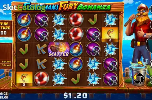 Win screen 2. Fisherman's Fury Bonanza slot