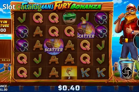 Win screen 2. Fisherman's Fury Bonanza slot