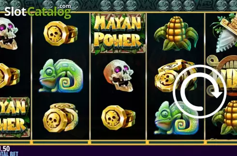 Game screen. Mayan Power slot