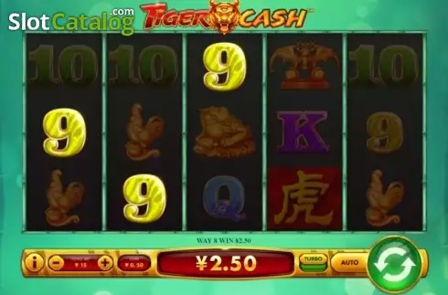 Bildschirm3. Tiger Cash slot