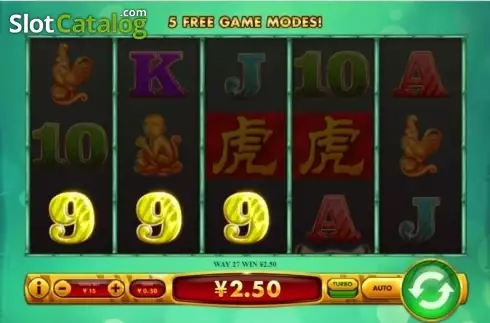 Bildschirm4. Tiger Cash slot
