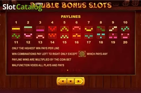 Schermo7. Double Bonus Slots (Skywind Group) slot