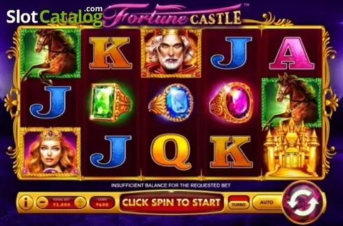 Game Workflow screen . Fortune Castle slot