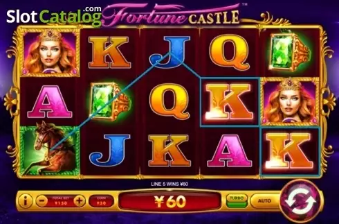 Win Screen . Fortune Castle slot