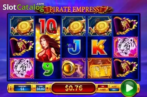 Win Screen . Pirate Empress slot