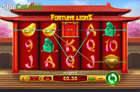 Win Screen 2. Fortune Lions (Skywind Group) slot