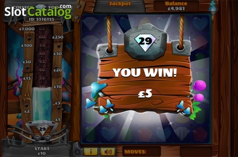 Win screen. Magic Mine slot