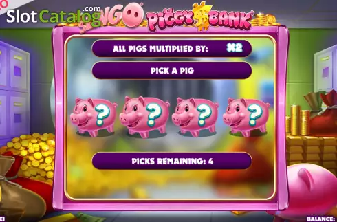 Bonus Game Win Screen 2. Slingo Piggy Bank slot