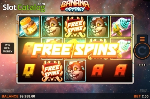 Free Spins 1. Banana Odyssey slot