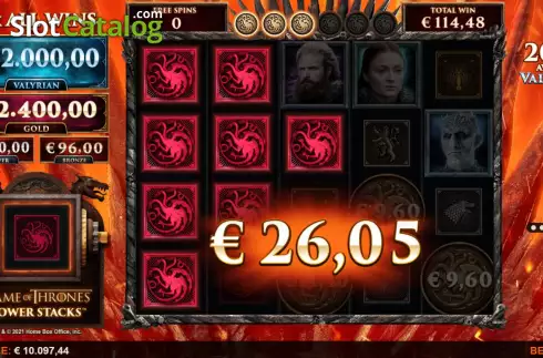 Free Spins 3. Game of Thrones Power Stacks slot
