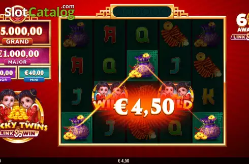 Bildschirm4. Lucky Twins Link and Win slot