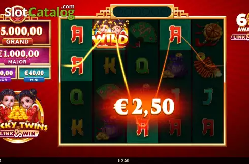 Bildschirm5. Lucky Twins Link and Win slot