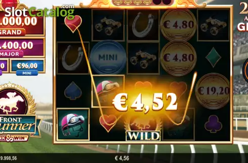 Win Screen 2. Front Runner Link and Win slot