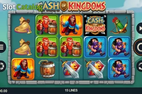 Reels screen. Cash of Kingdoms slot