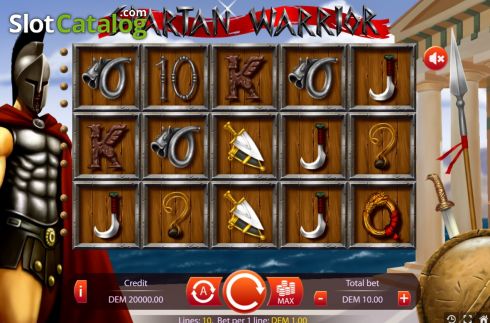 Écran2. Spartan Warrior (Slot Exchange) Machine à sous