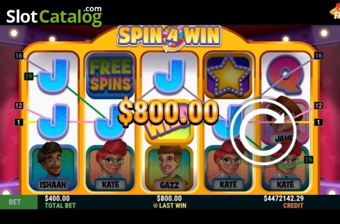 Win Screen. Spin A Win (Slot Factory) slot