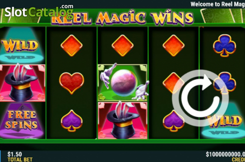 Reel Screen. Reel Magic Wins slot