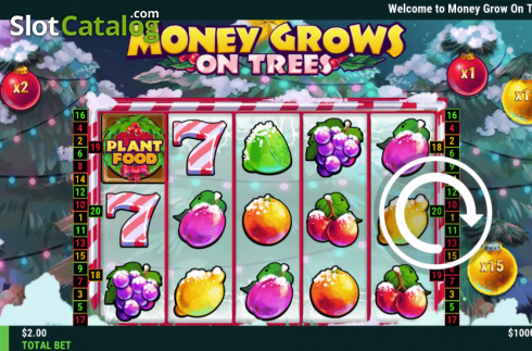 Bildschirm2. Money Grows on Trees Christmas Edition slot