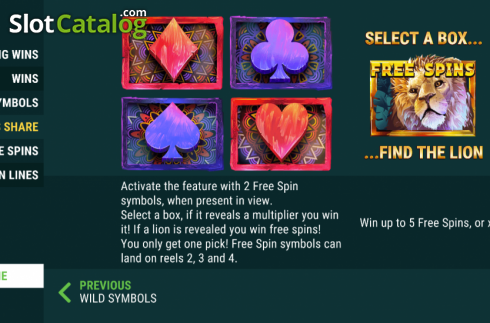 Free Spins 1. Lion Spirit slot