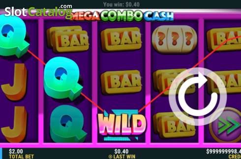 Ekran3. Mega Combo Cash (Slot Factory) yuvası