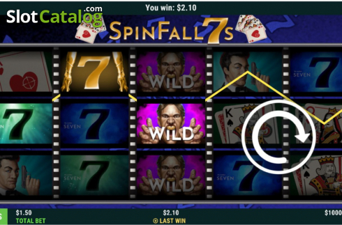 Bildschirm4. Spin Fall 7s slot