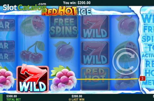 Schermo3. Red Hot Ice slot