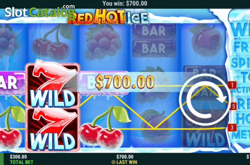 Win Screen 3. Red Hot Ice slot