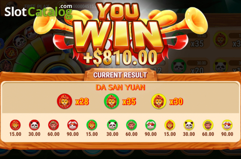 Win Screen 4. Forest Party (Slot Factory) slot