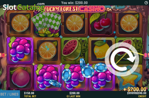 Win Screen 3. Lucky Forest Casino slot
