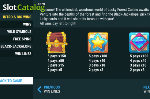 Skärmdump7. Lucky Forest Casino slot