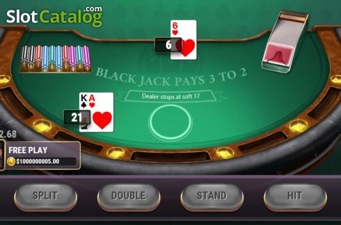 Skärmdump4. Blackjack (Slot Factory) slot